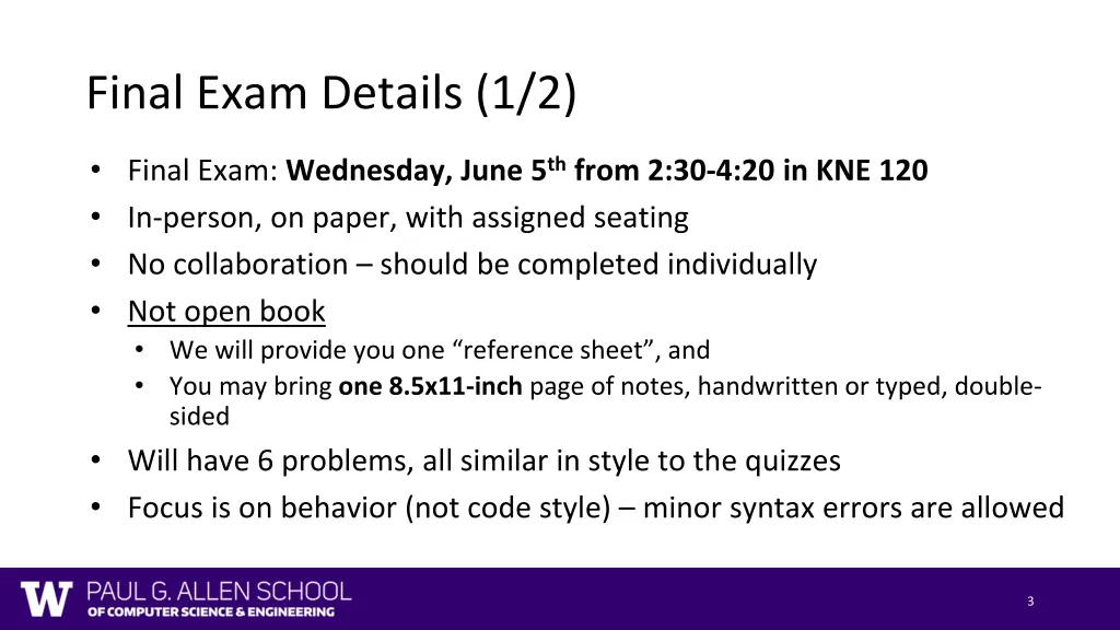 final exam details 1 2
