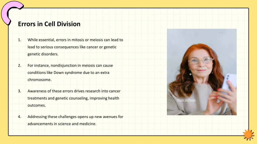 errors in cell division