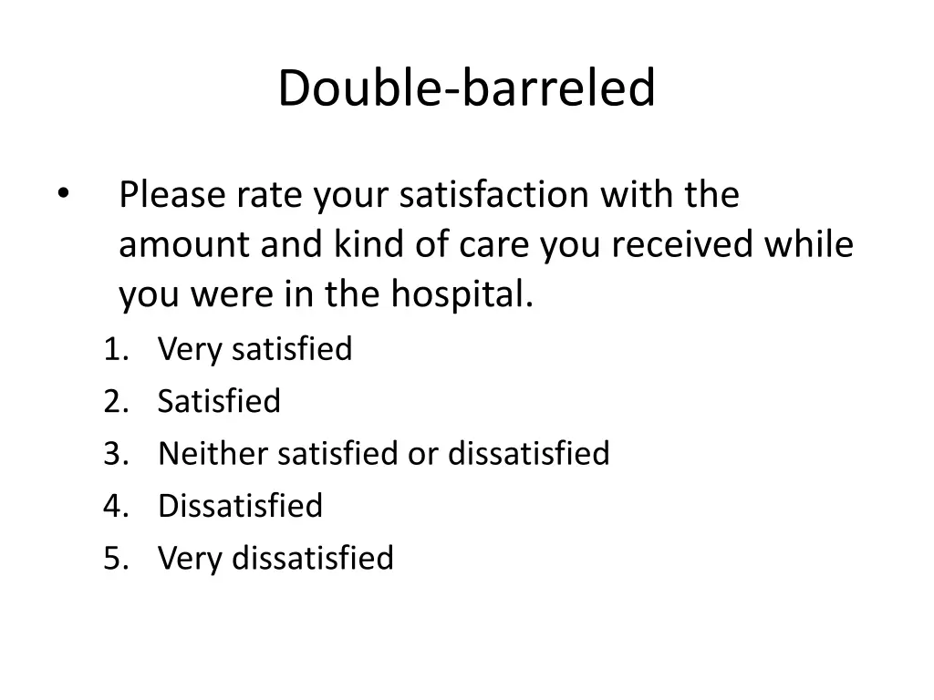 double barreled
