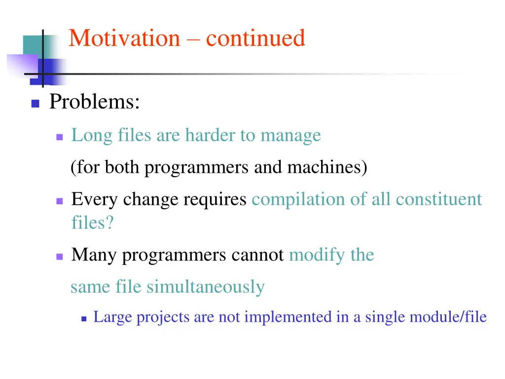 motivation continued
