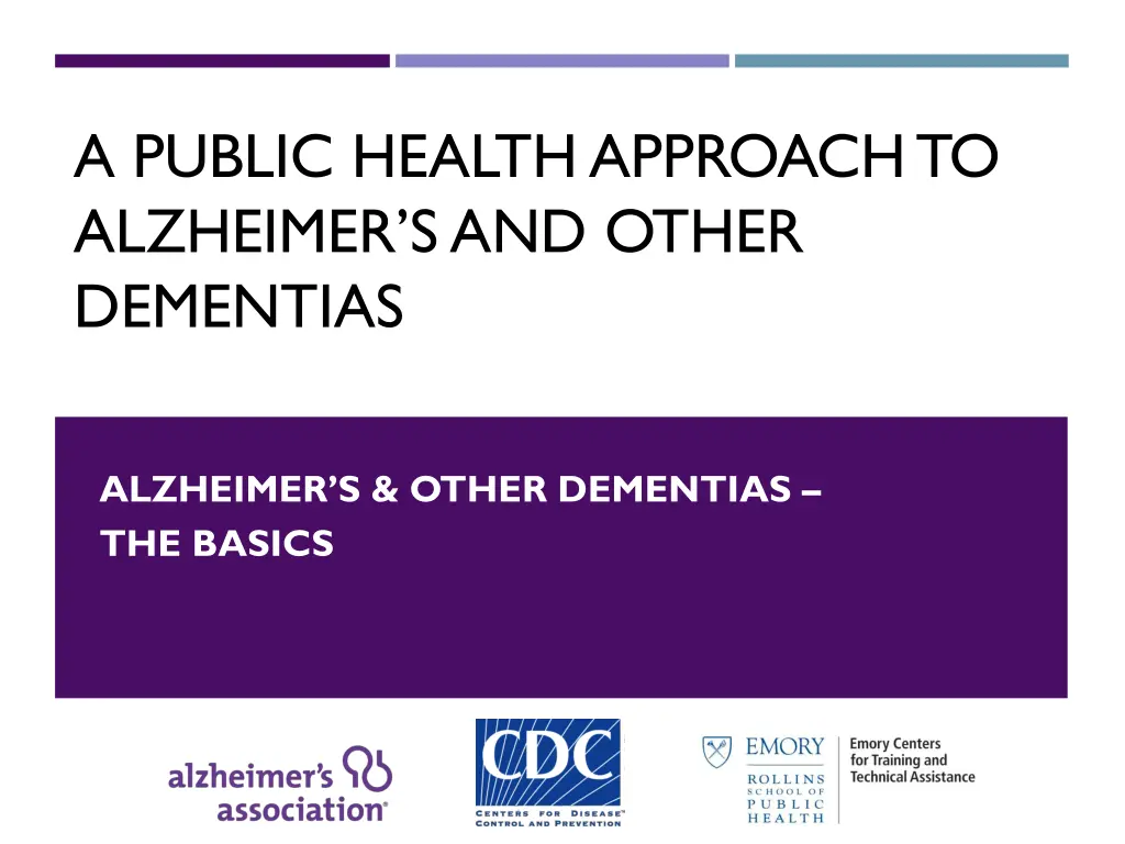 a public health approach to alzheimer s and other