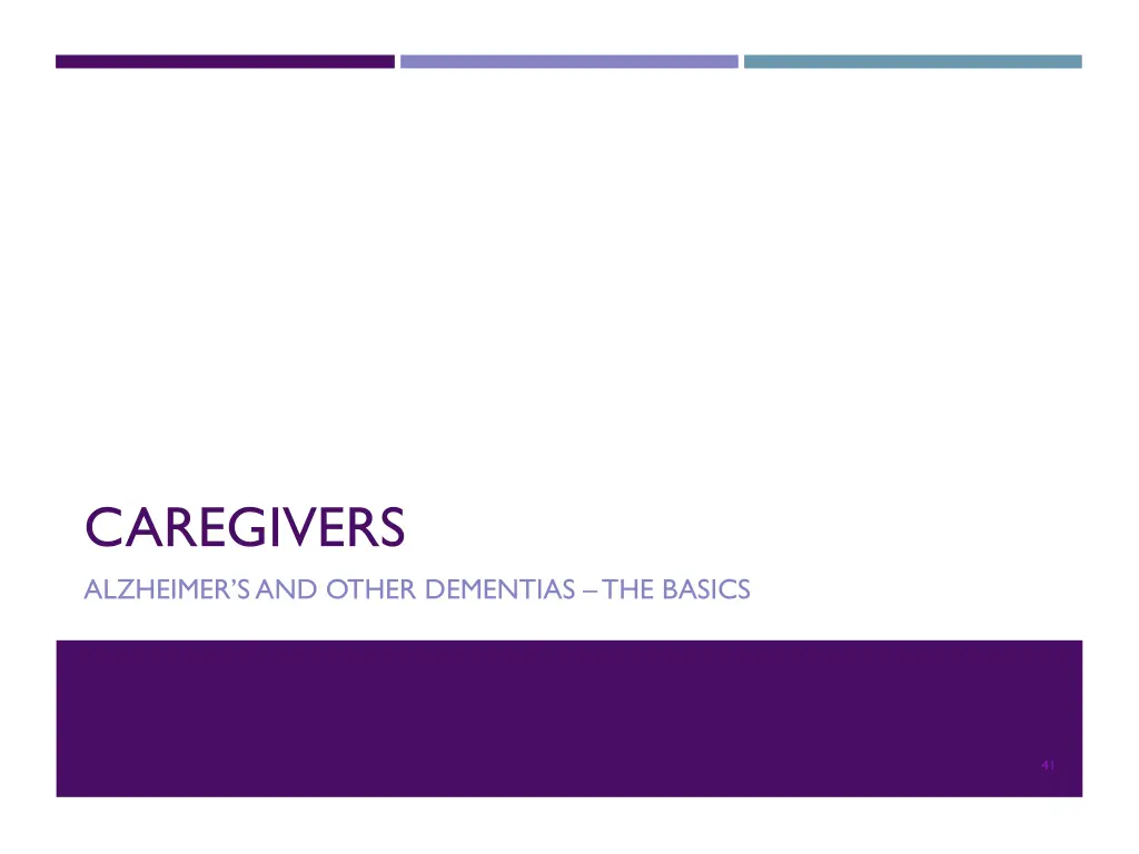caregivers alzheimer s and other dementias