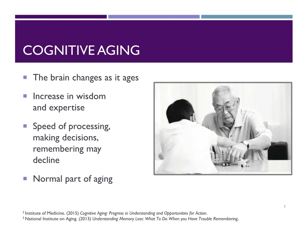 cognitive aging