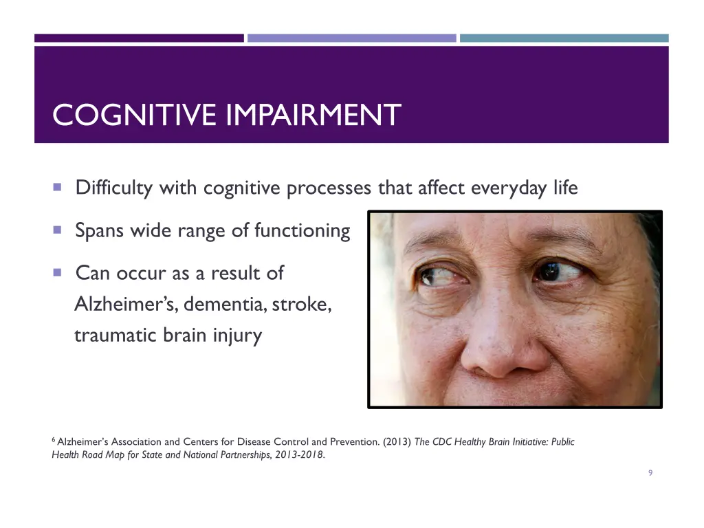 cognitive impairment