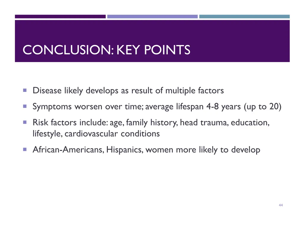 conclusion key points
