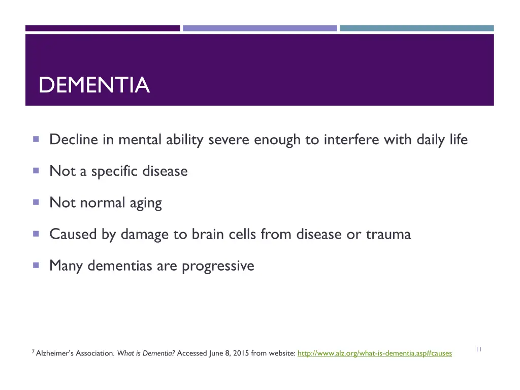 dementia