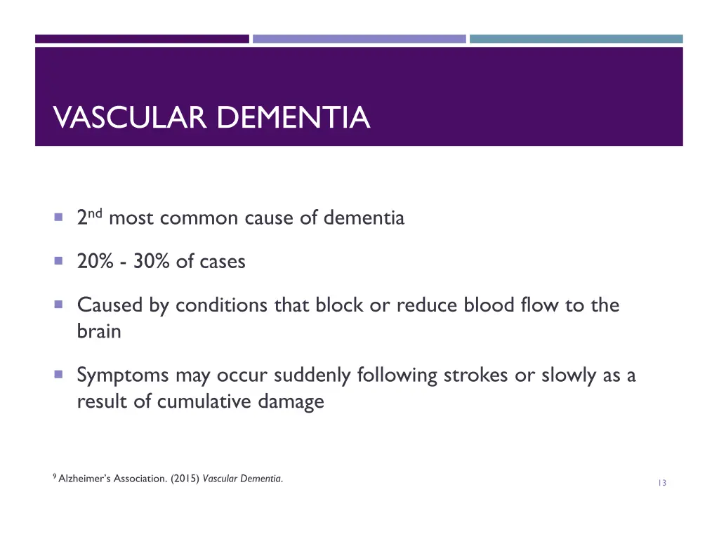 vascular dementia