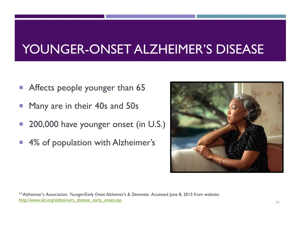 younger onset alzheimer s disease