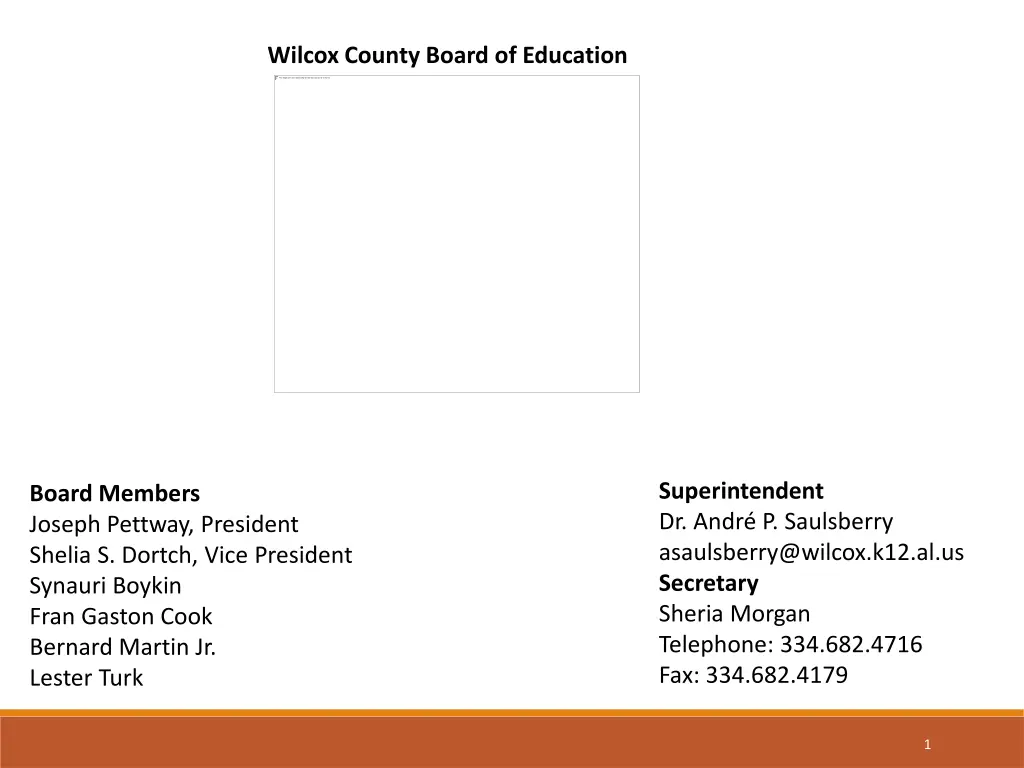 wilcox county board of education