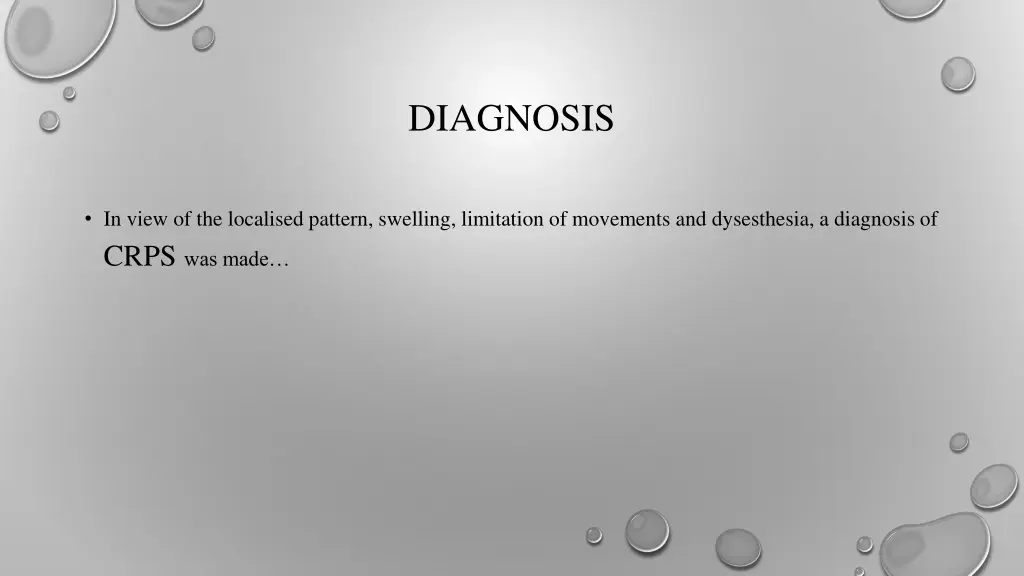 diagnosis