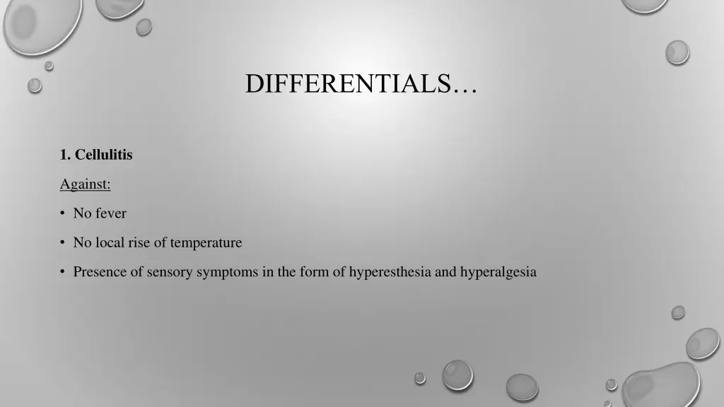 differentials