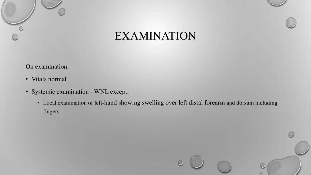 examination