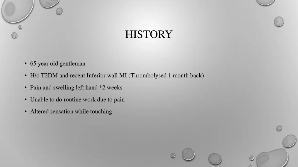 history