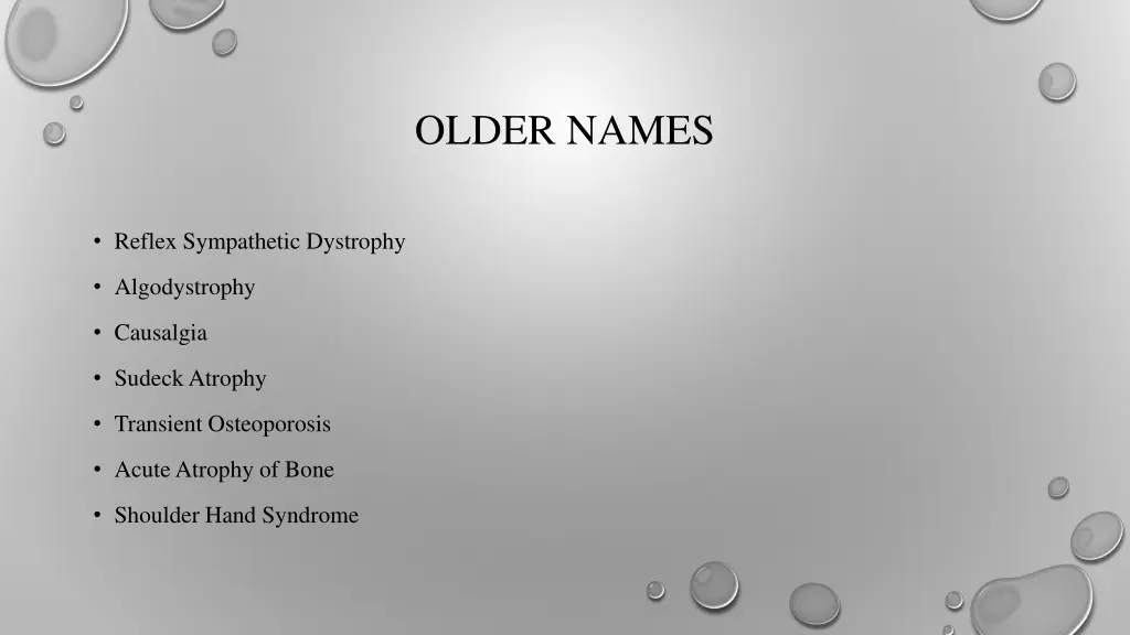 older names
