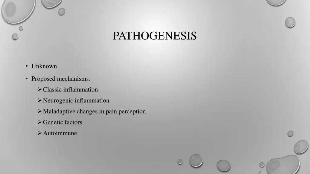 pathogenesis