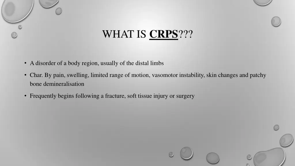what is crps