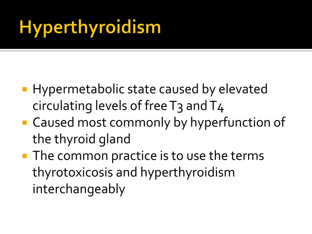 hypermetabolicstate caused by elevated