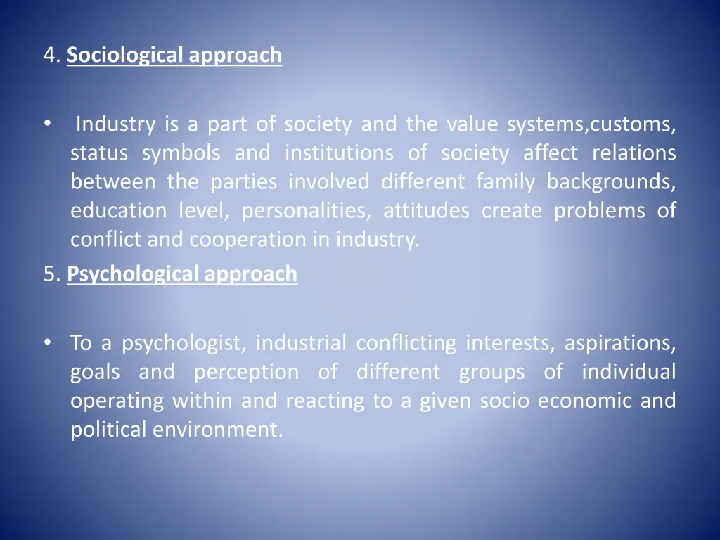 4 sociological approach