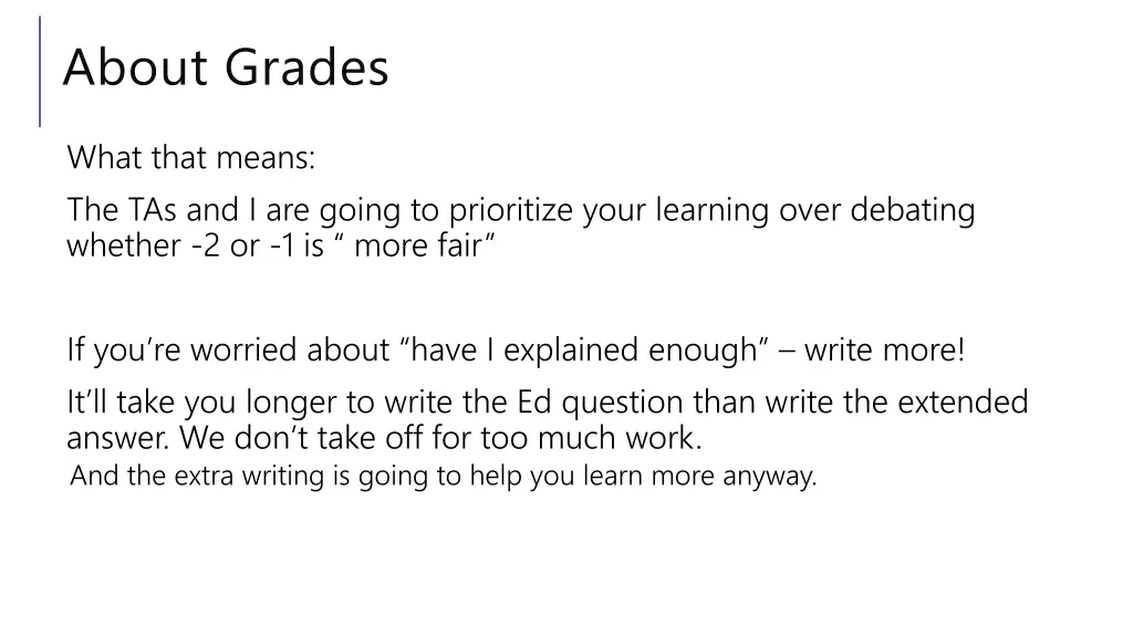 about grades 1