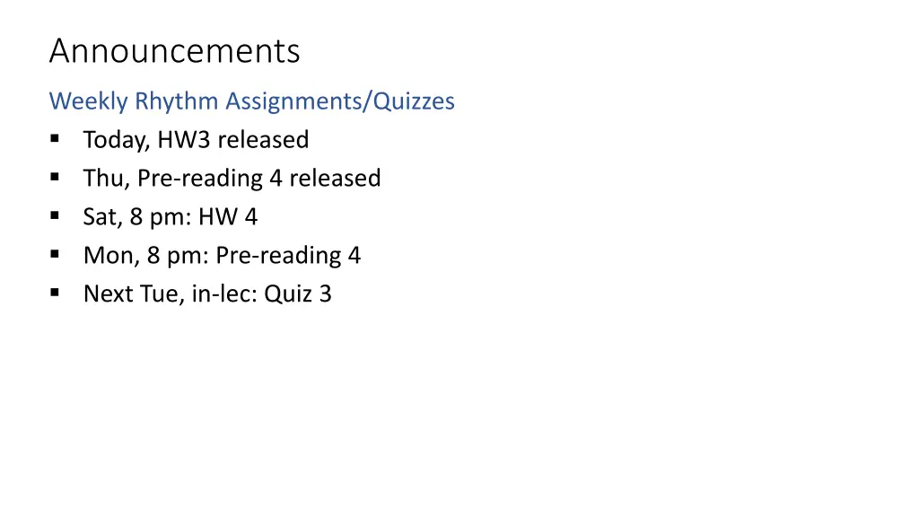 announcements 1