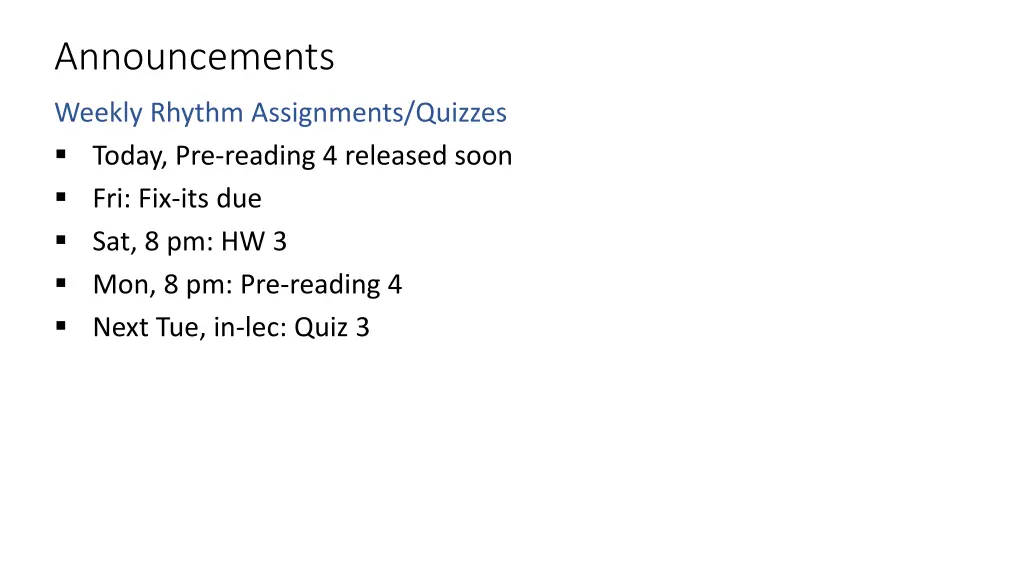 announcements 3