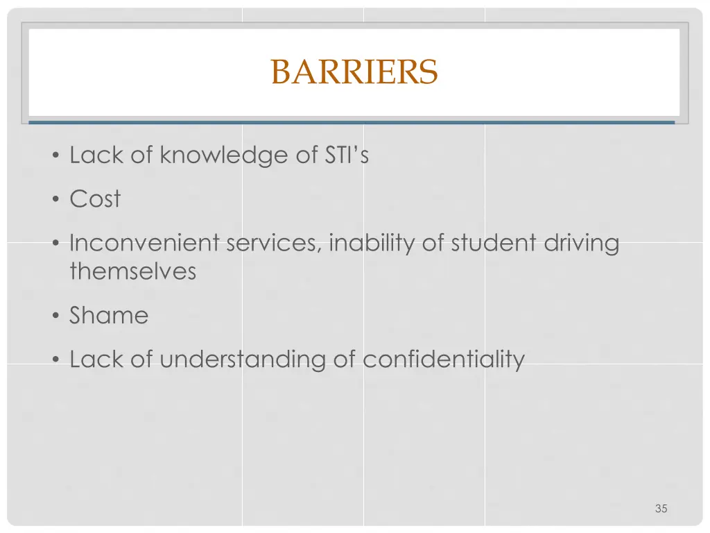 barriers