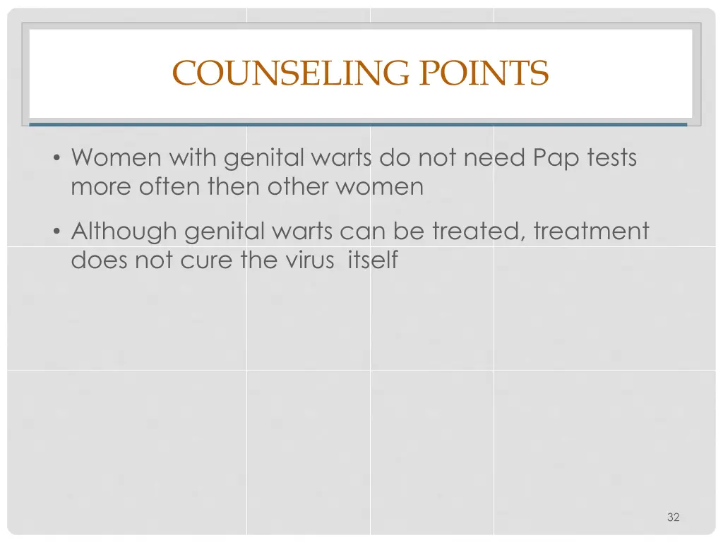 counseling points 2