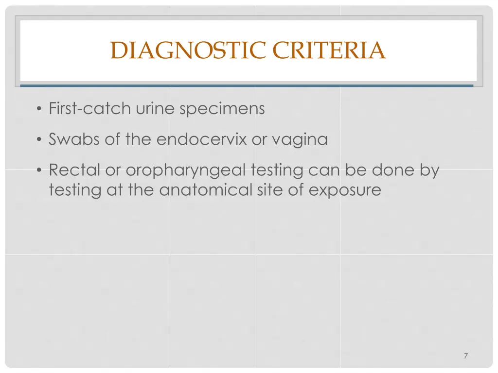 diagnostic criteria