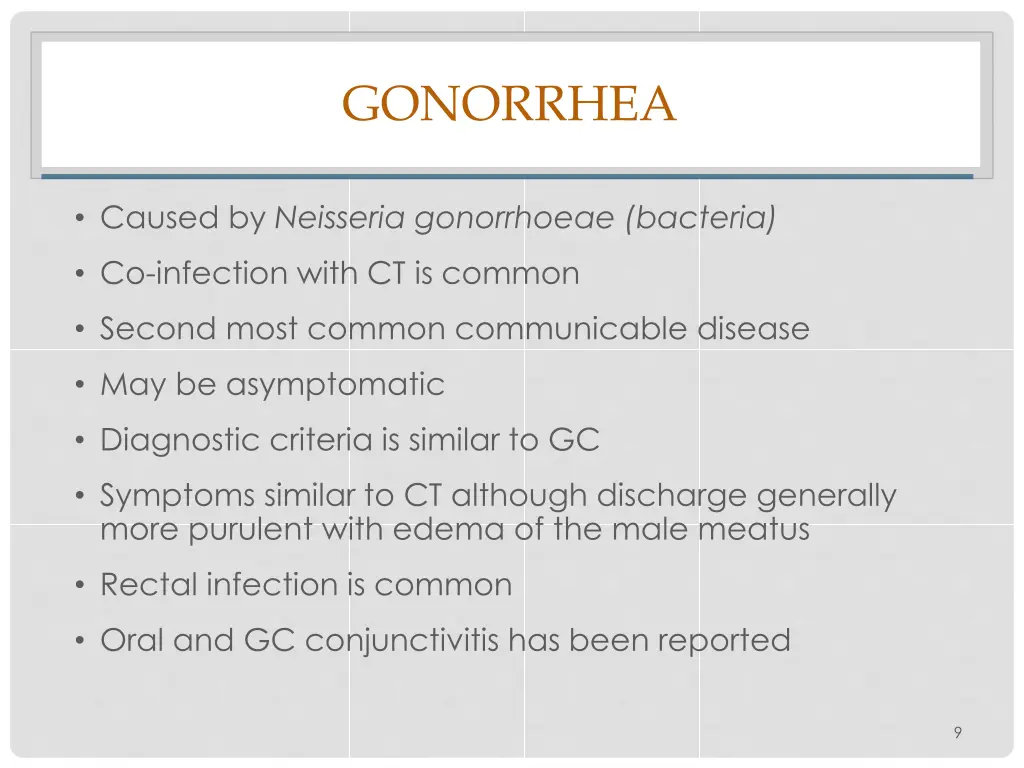 gonorrhea