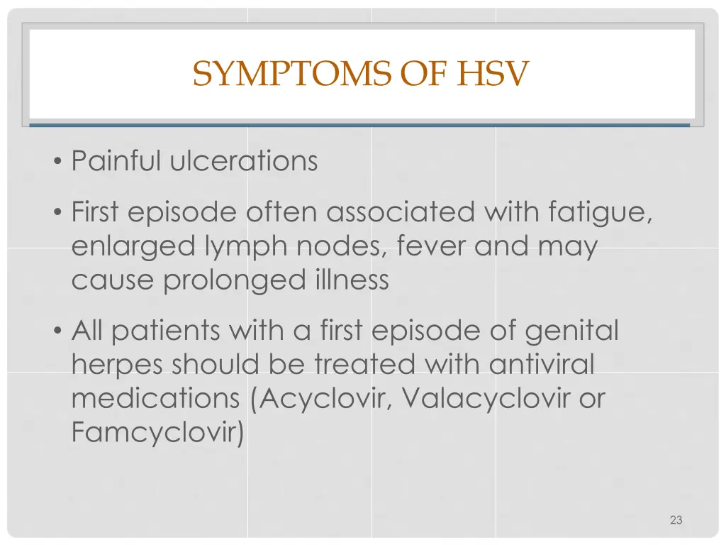 symptoms of hsv