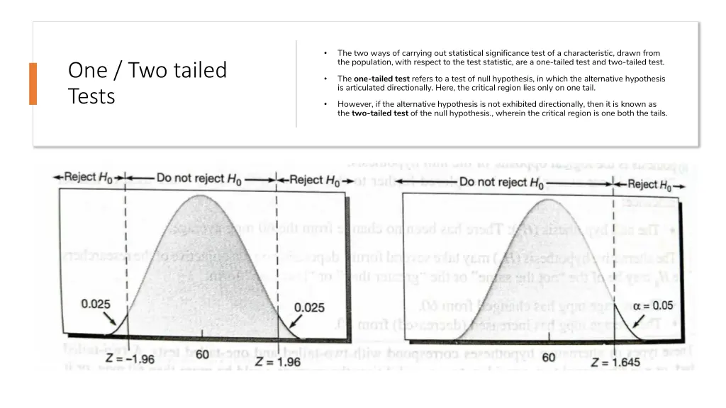 the two ways of carrying out statistical 1