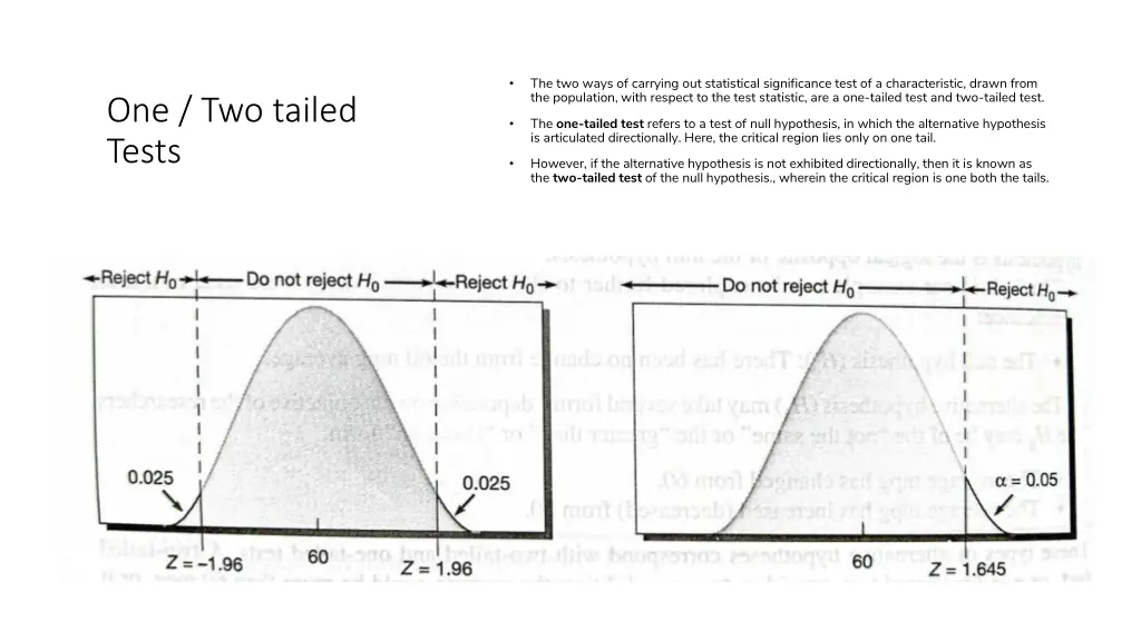 the two ways of carrying out statistical