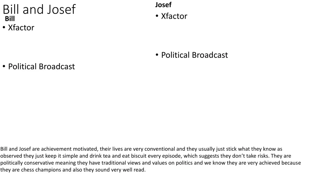 josef xfactor