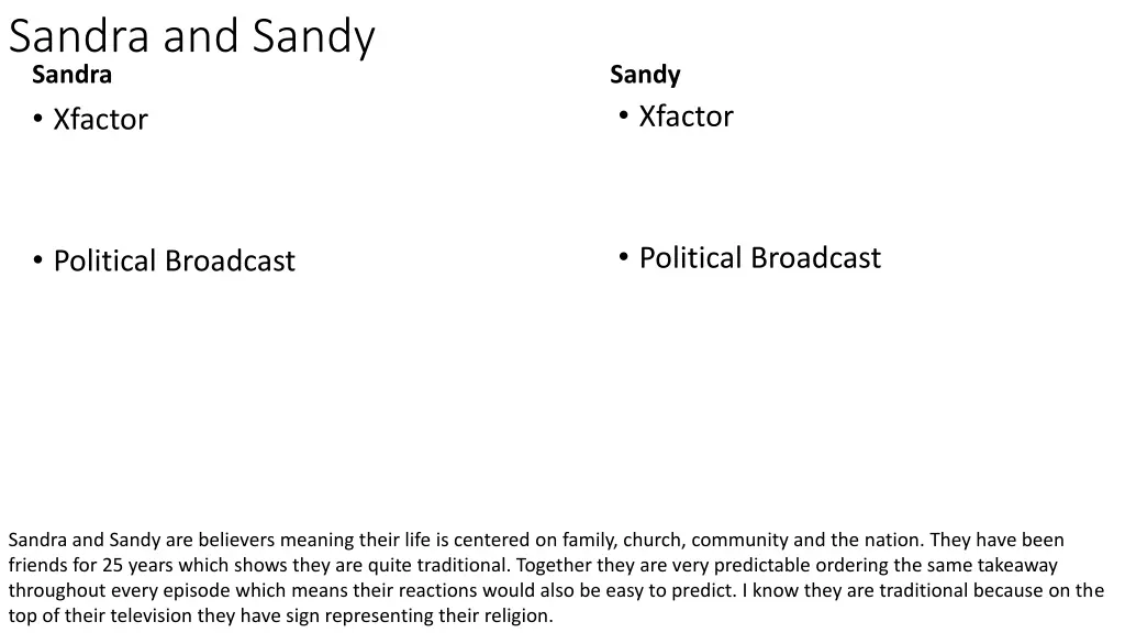 sandra and sandy sandra xfactor