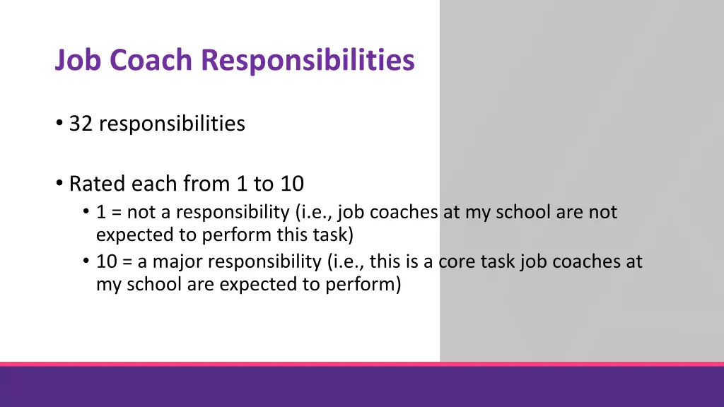 job coach responsibilities