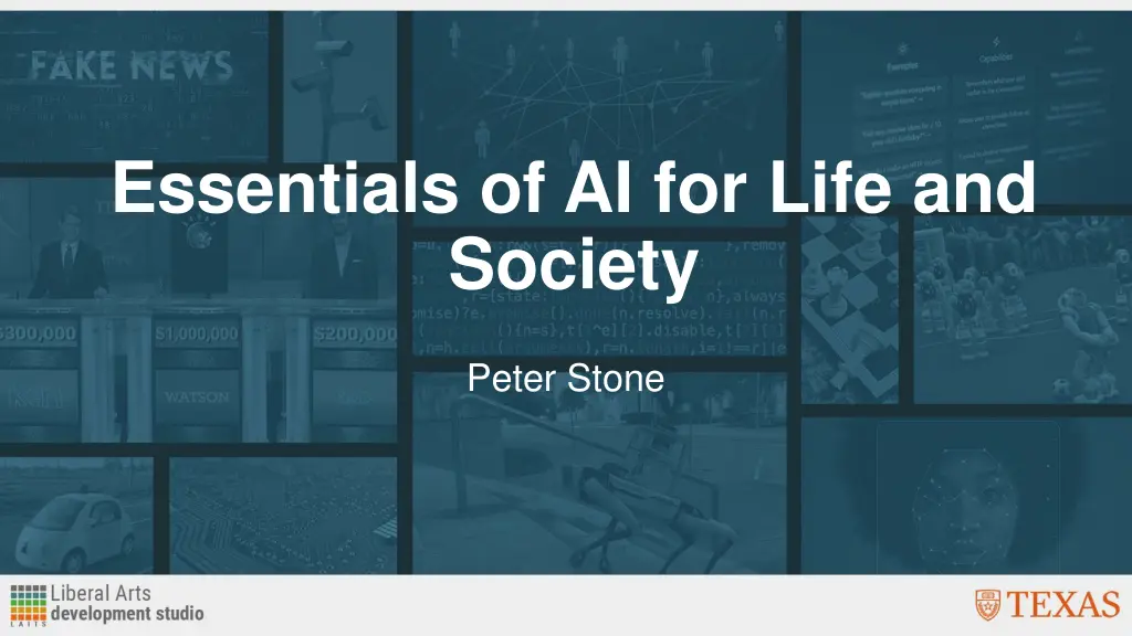 essentials of ai for life and society