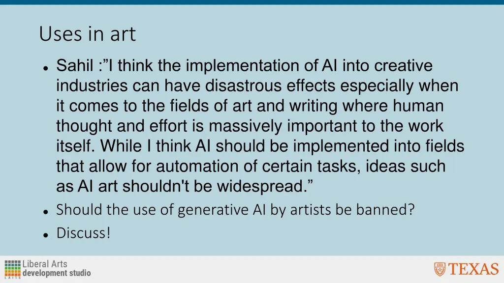 uses in art