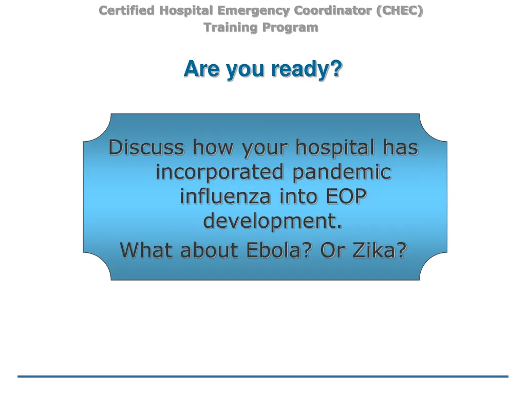 certified hospital emergency coordinator chec 22