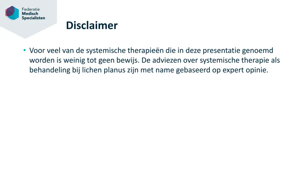 disclaimer