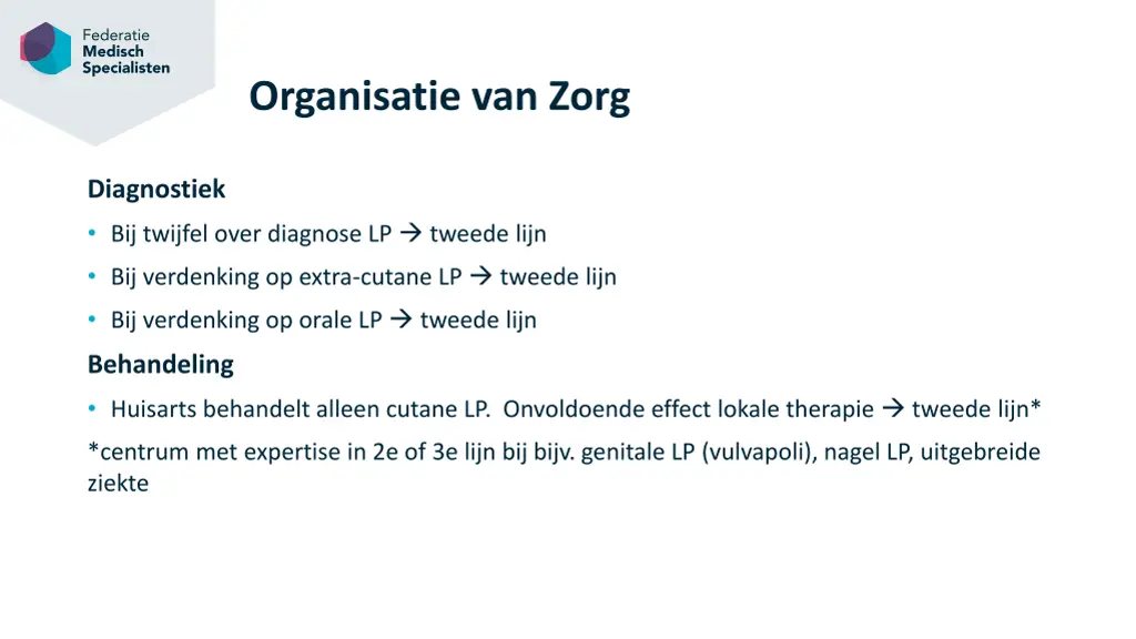 organisatie van zorg