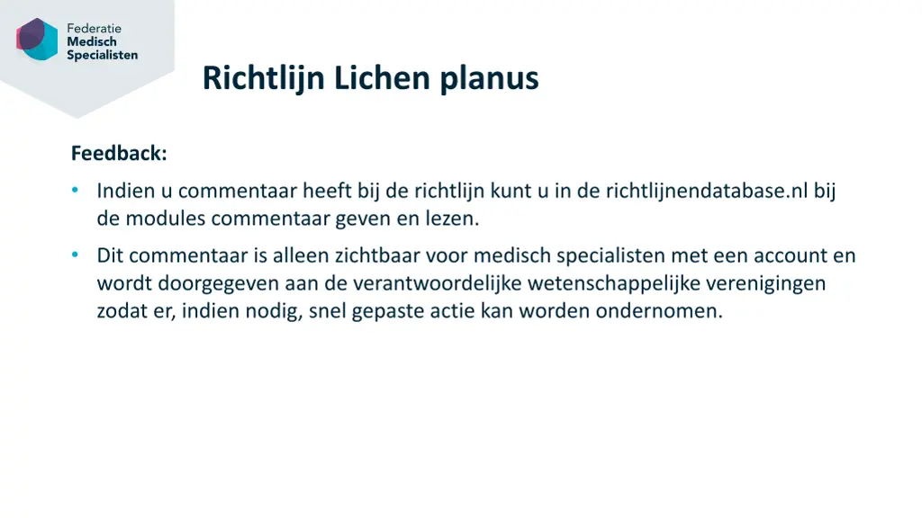 richtlijn lichen planus 1