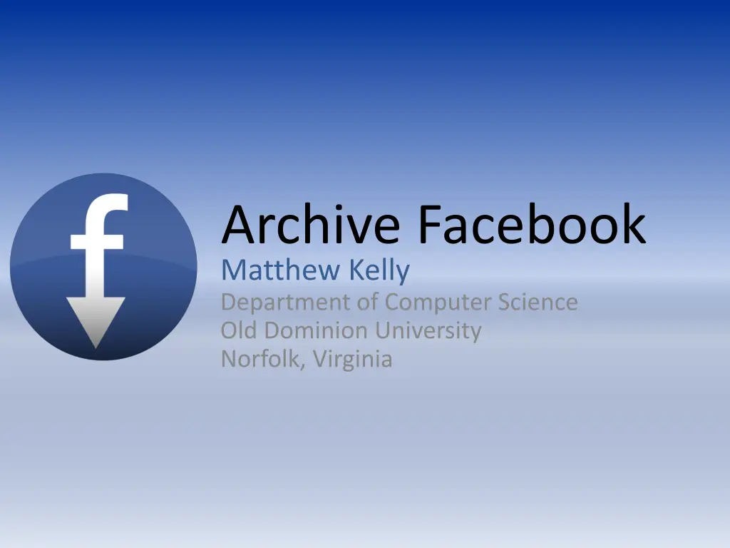 archive facebook matthew kelly department