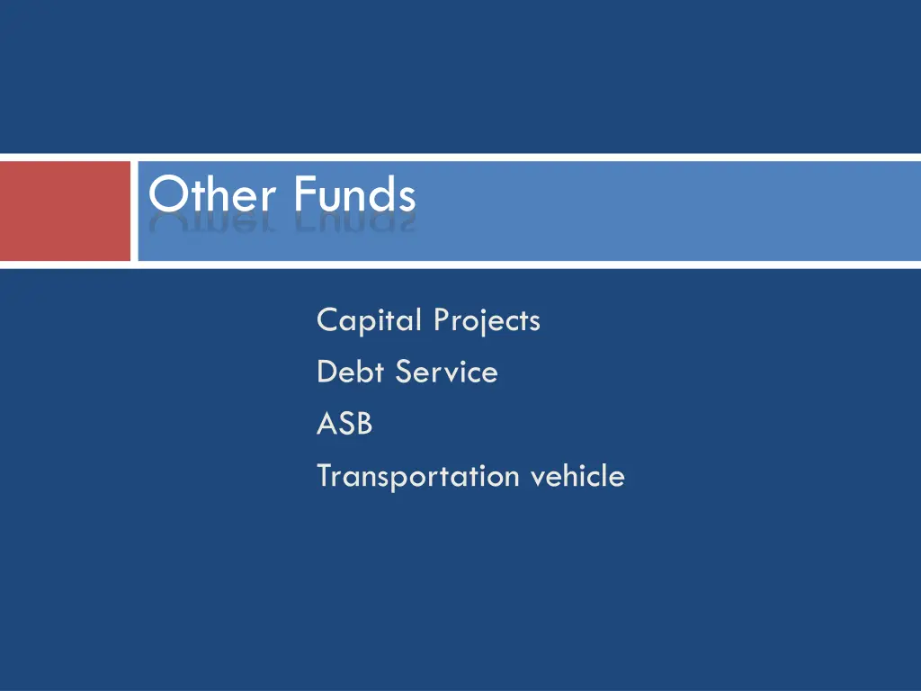 other funds