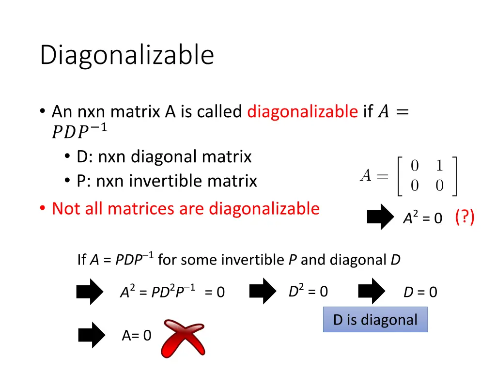 diagonalizable