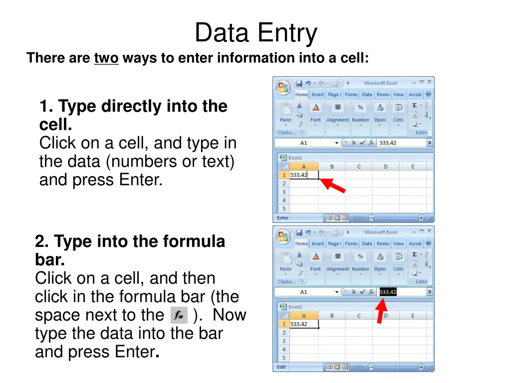 data entry