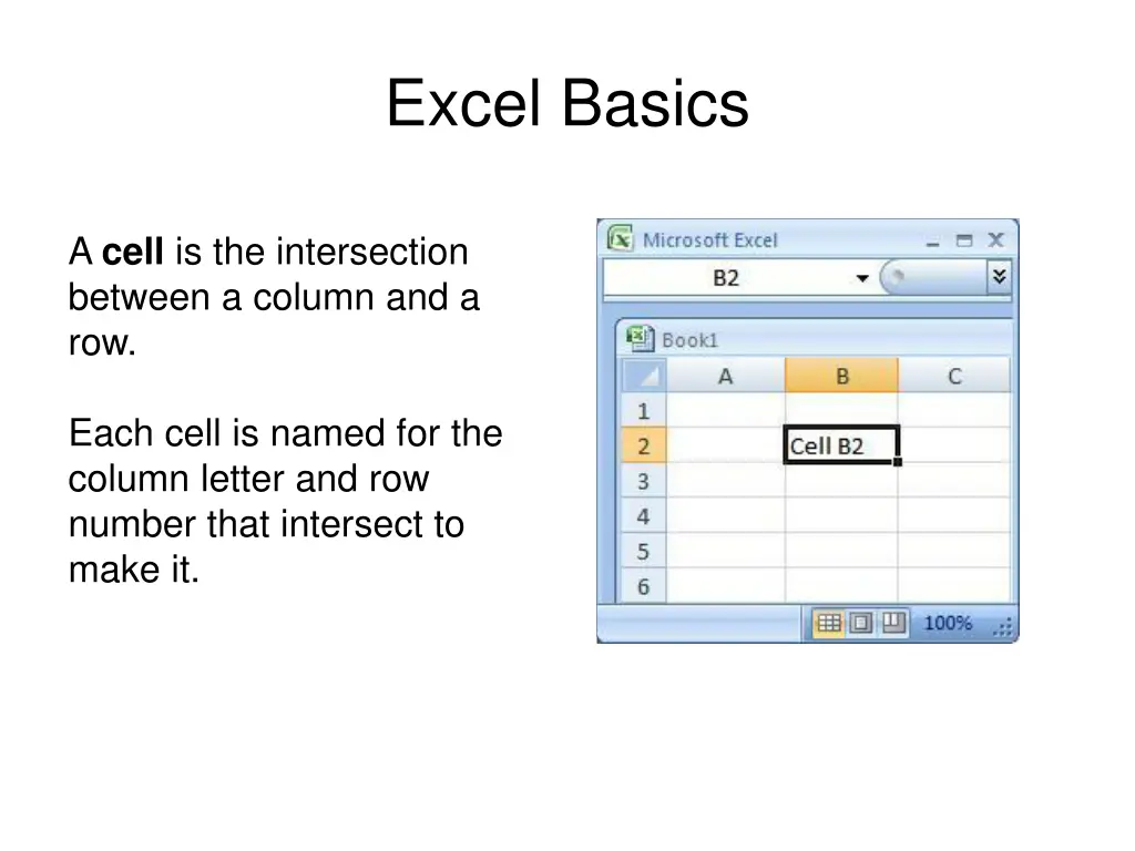 excel basics 1