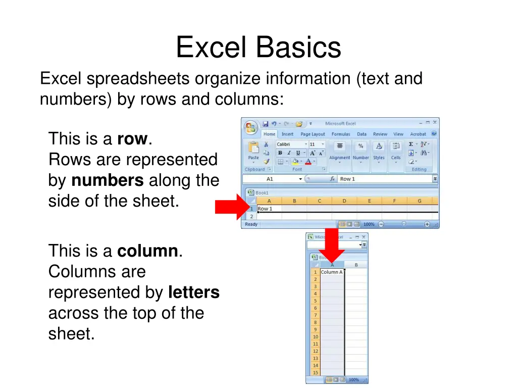 excel basics