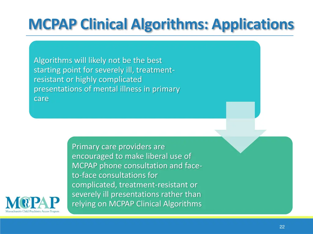 mcpap clinical algorithms applications 1