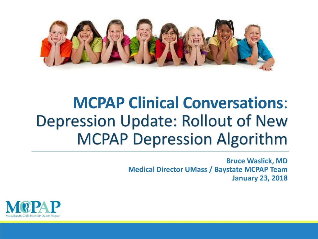 mcpap clinical conversations depression update