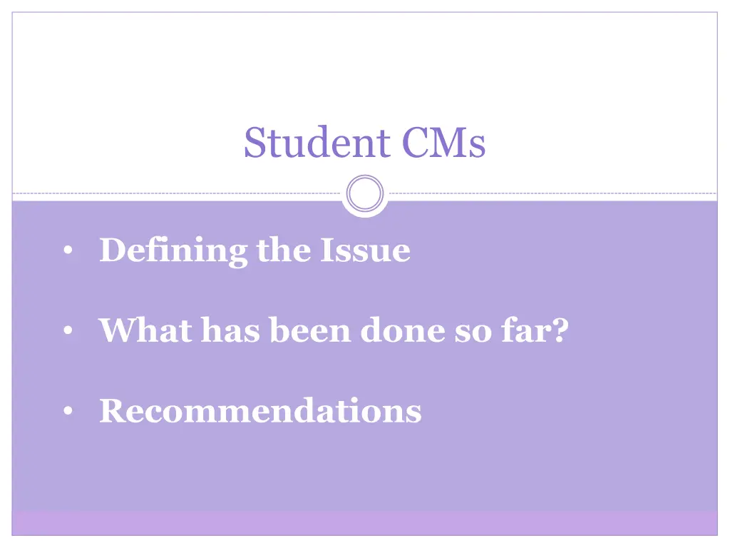 student cms